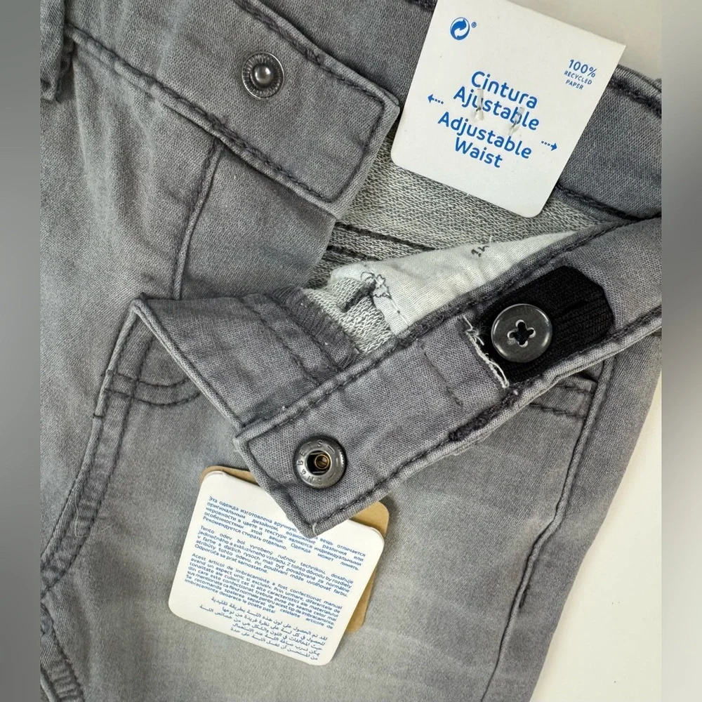 NWT Mayoral Gray Adjustible Waist Jean Shorts - Picture 4 of 4